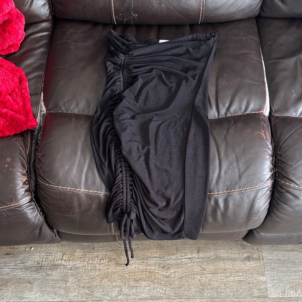 Heart Hips Black Strapless Dress